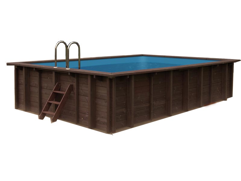 dřevěný bazén rec
