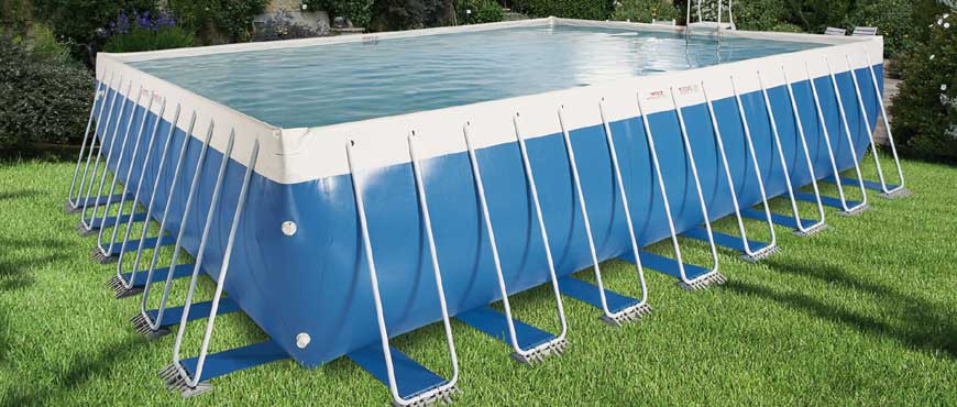 Nadzemní fóliový samonosný bazén